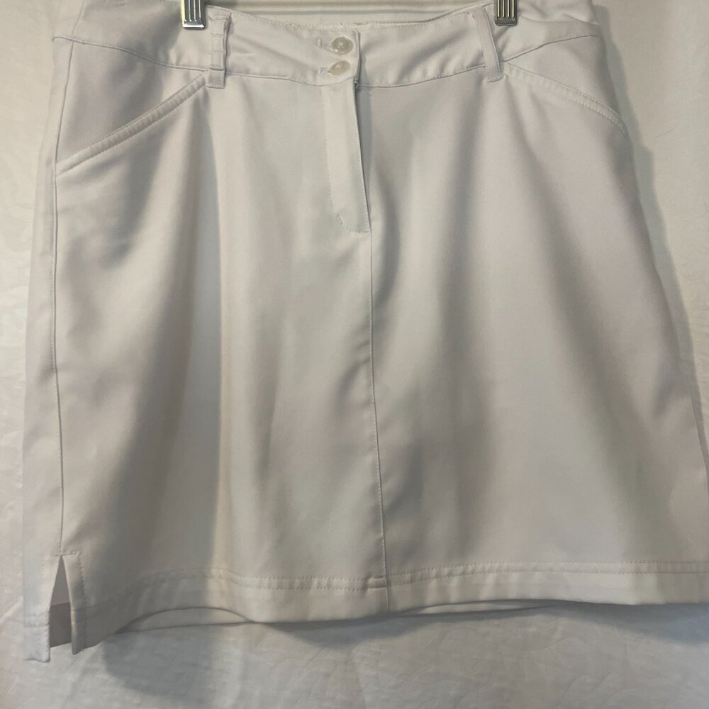 Callaway Golf Skort Women's 8 White Opti-Dri Athletic Mesh Lined Capsule Wear